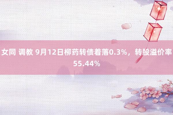 女同 调教 9月12日柳药转债着落0.3%，转股溢价率55.44%