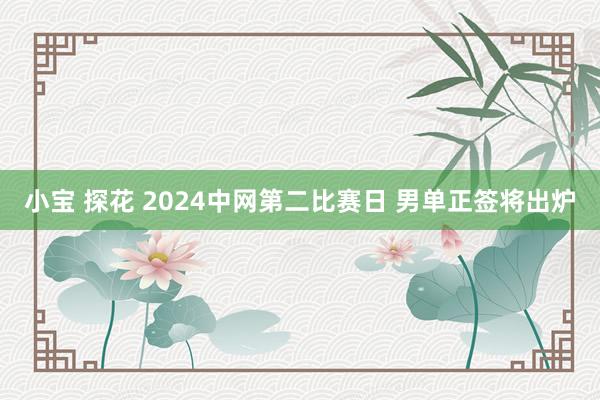 小宝 探花 2024中网第二比赛日 男单正签将出炉