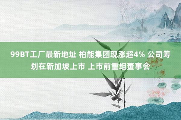 99BT工厂最新地址 柏能集团现涨超4% 公司筹划在新加坡上市 上市前重组董事会